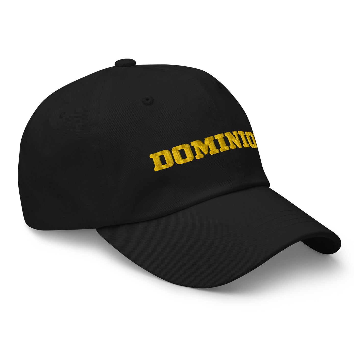 Embroidered Dominion Network Gold Dad hat