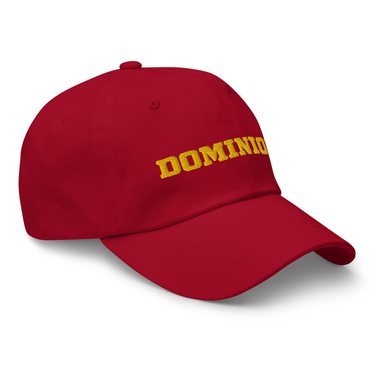Embroidered Dominion Network Gold Dad hat