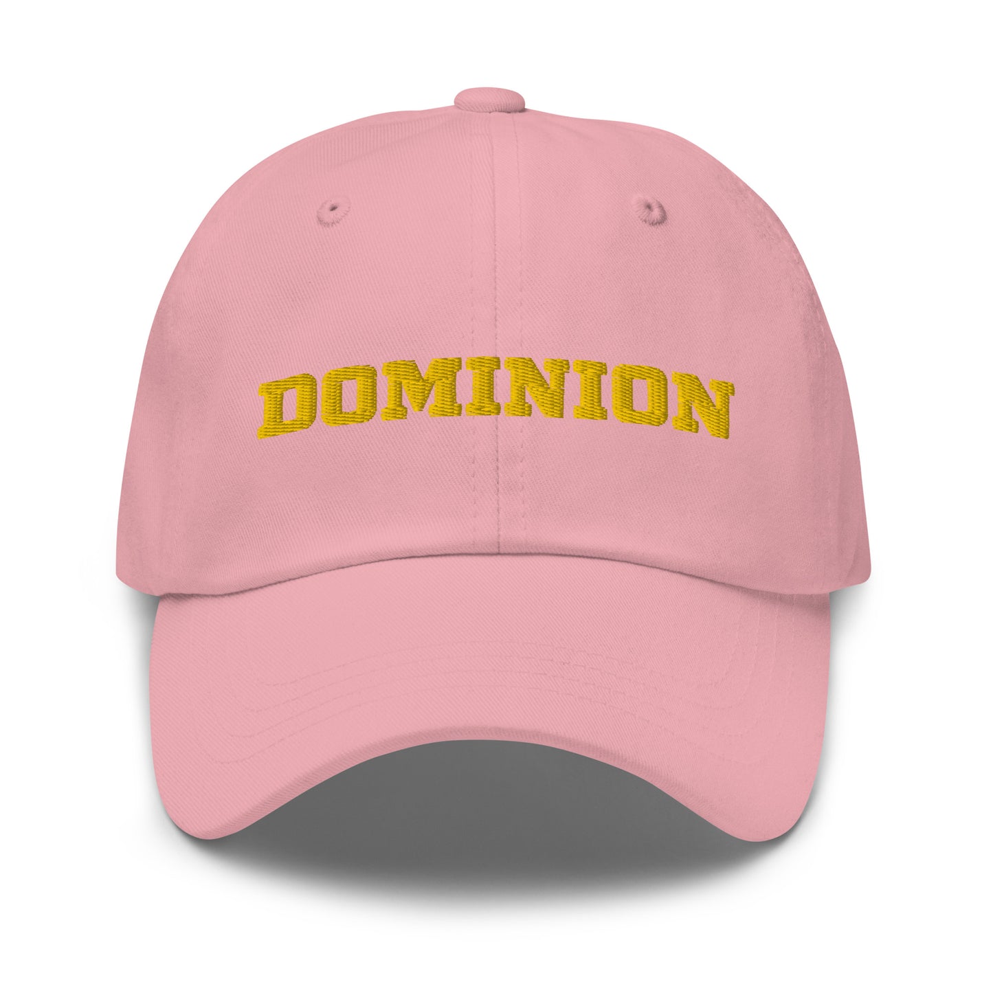 Embroidered Dominion Network Gold Dad hat