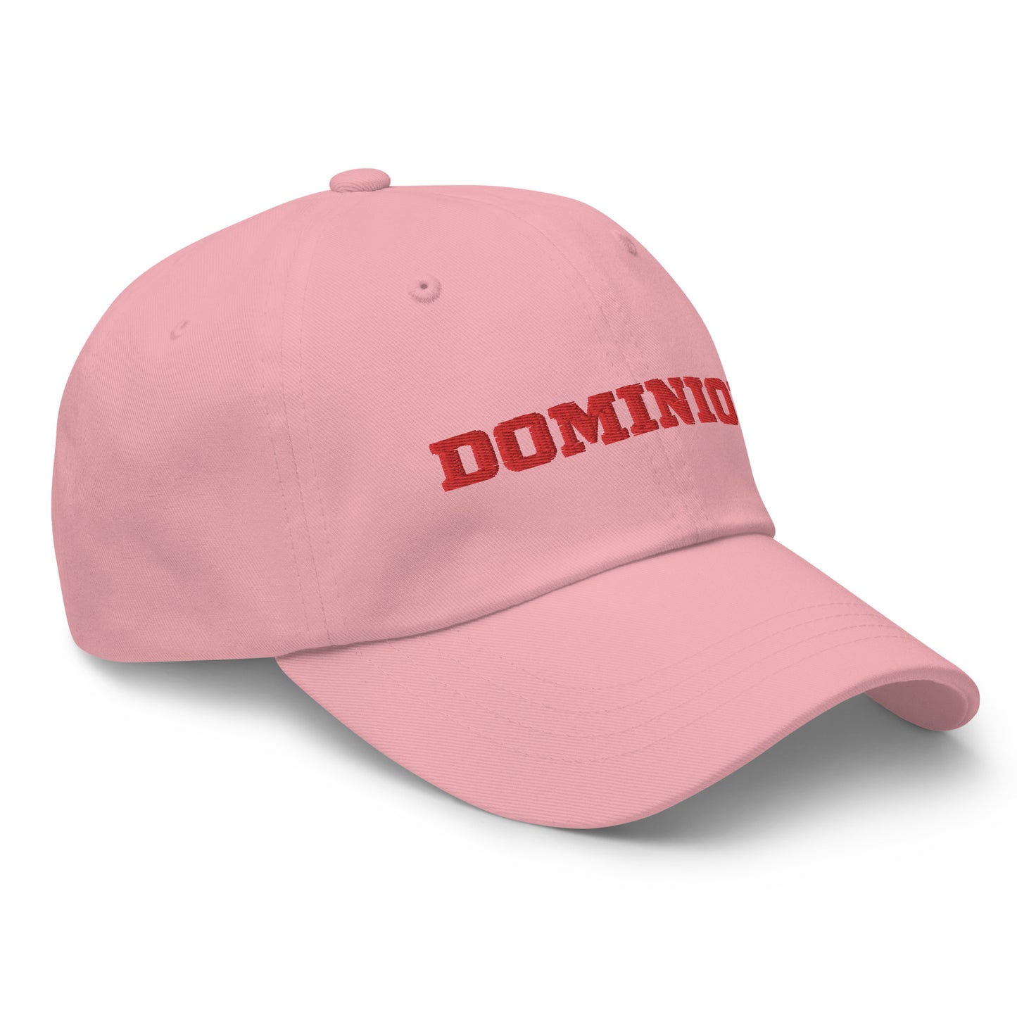 Embroidered Dominion Network Red Dad hat